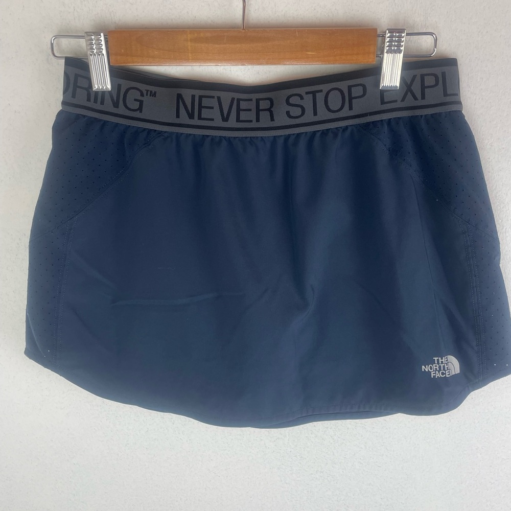 The North Face Dark Blue Skirt with Gray Waistband